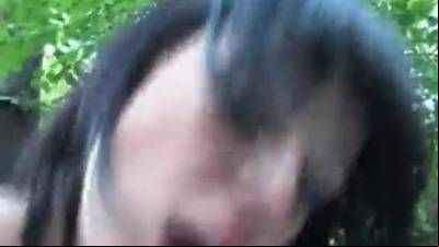 Hot brunette babe gets her pussy pounded