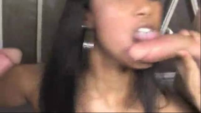 Covered in white man's cum